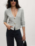 Marks & Spencer "V-Neck Cropped Cardigan with Alpaca"
